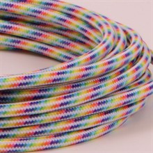 White Rainbow textile cable